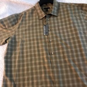 VanHeusen Collared Button Down Short Sleeve Shirt